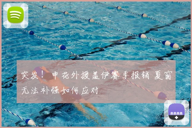 突发!申花外援盖伊赛季报销 夏窗无法补强如何应对